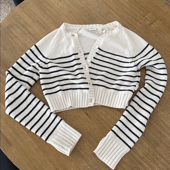 OFFLINE By Aerie Striped Cardigan Sweater size Small - Picture 6 of 10